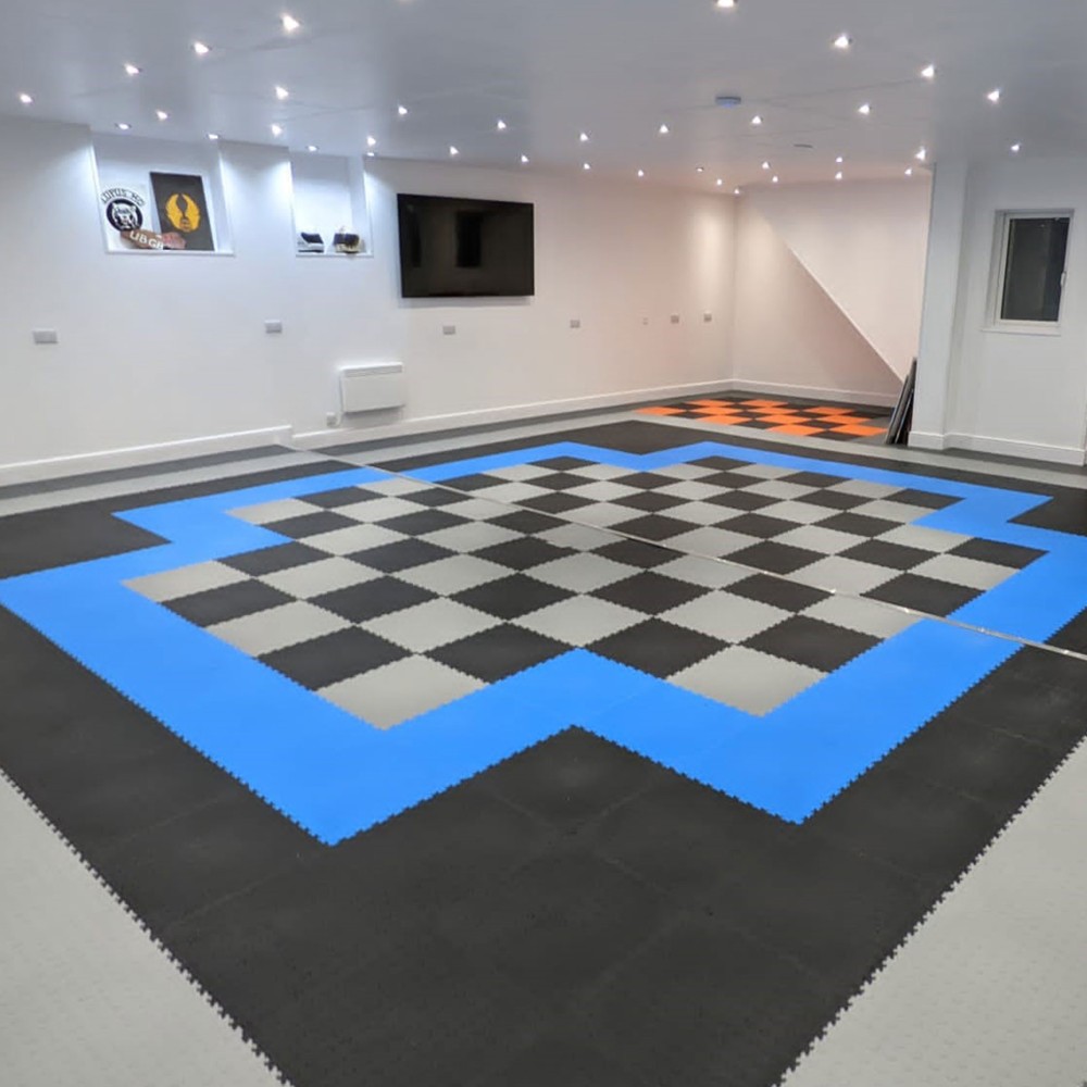 MotoLock CoinTop Interlocking Recycled Floor Tile